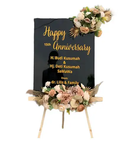 Papan Bunga Akrilik Padang Cermin